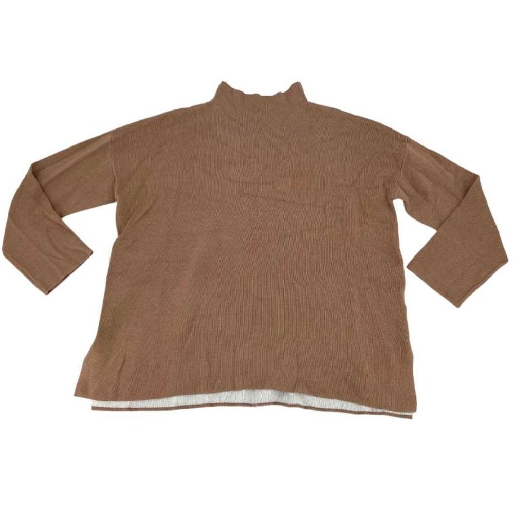 Cristina B | Women's Pullover Knit Sweater | Tan | Various Sizes